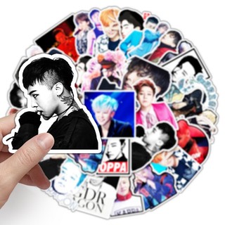 51 Chiếc Hàn Quốc Kpop Boy Star G-DRAGON Dán DIY Điện Thoại Notebook Vali Laptop Miếng Dán