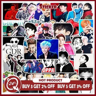 51 Chiếc Hàn Quốc Kpop Boy Star G-DRAGON Dán DIY Điện Thoại Notebook Vali Laptop Miếng Dán