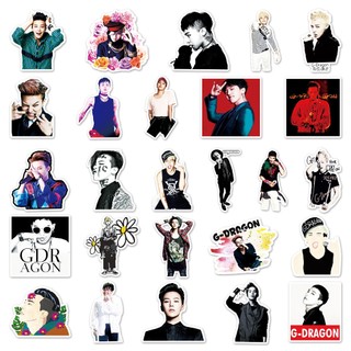 51 Chiếc Hàn Quốc Kpop Boy Star G-DRAGON Dán DIY Điện Thoại Notebook Vali Laptop Miếng Dán