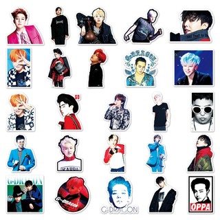 51 Chiếc Hàn Quốc Kpop Boy Star G-DRAGON Dán DIY Điện Thoại Notebook Vali Laptop Miếng Dán