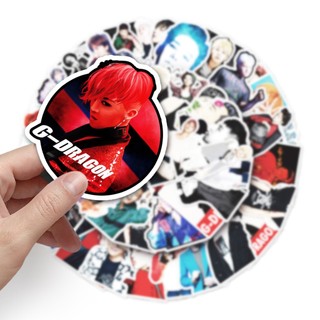 51 Chiếc Hàn Quốc Kpop Boy Star G-DRAGON Dán DIY Điện Thoại Notebook Vali Laptop Miếng Dán