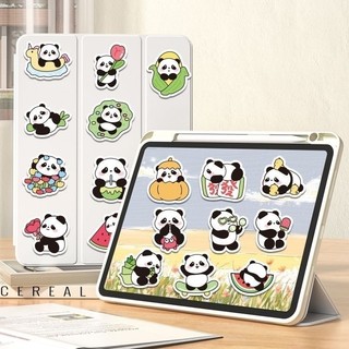 100 Miếng Dán Hoạt Hình Gấu Trúc Dễ Thương DIY Điện Thoại Đàn Guitar Laptop Laptop Cốc Miếng Dán Chống Thấm Nước