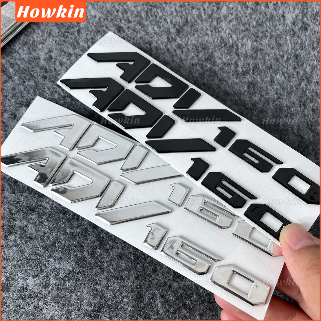 [Sale] Nhãn dán mềm huy hiệu biểu tượng 3D xe máy 1 / 2 thời trang cho HONDA ADV 160