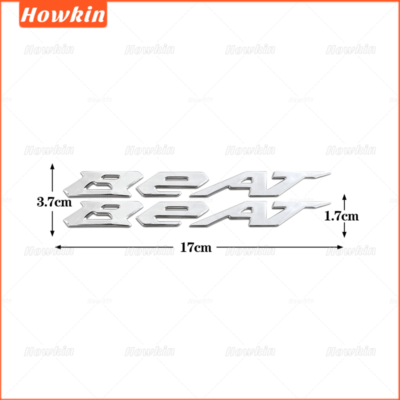 [Sale] Nhãn dán mềm huy hiệu biểu tượng 3D xe máy 1 / 2 thời trang cho Honda Beat