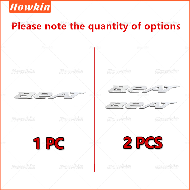 [Sale] Nhãn dán mềm huy hiệu biểu tượng 3D xe máy 1 / 2 thời trang cho Honda Beat