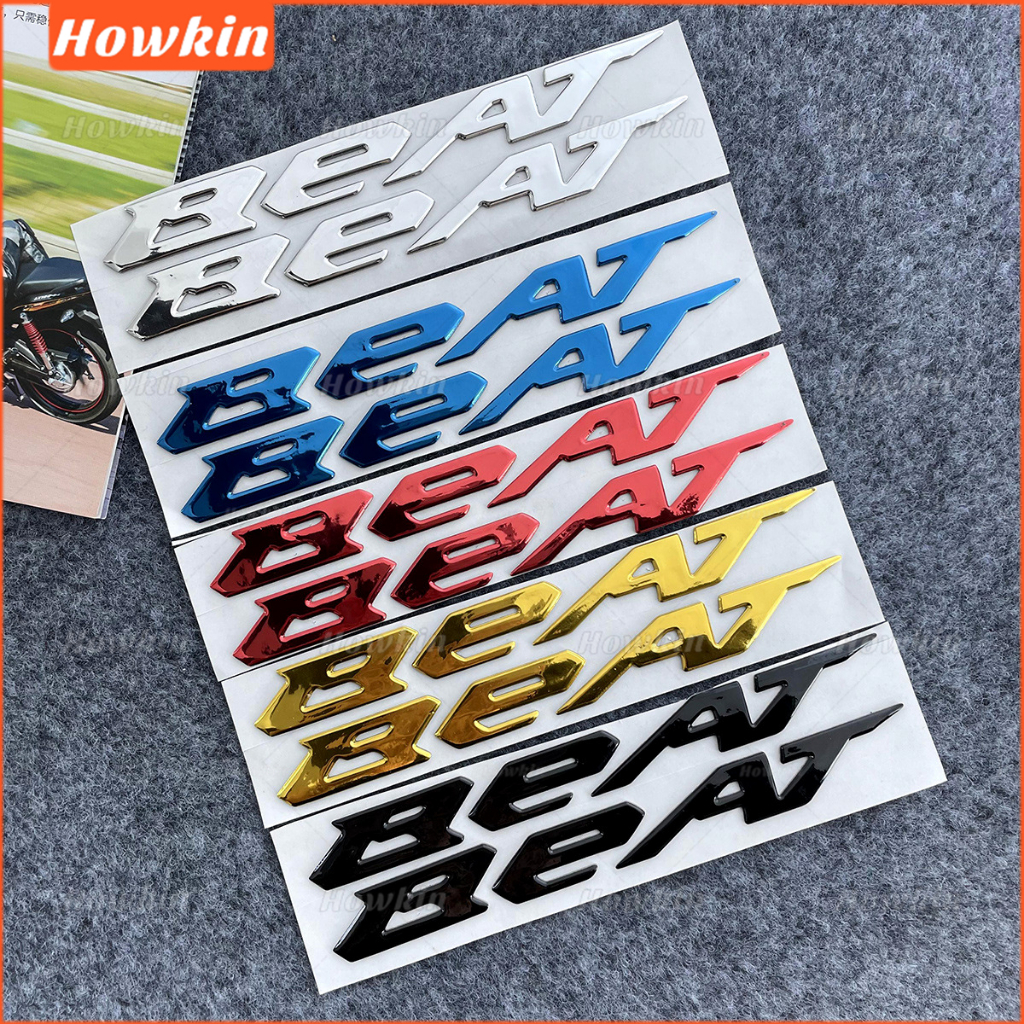 [Sale] Nhãn dán mềm huy hiệu biểu tượng 3D xe máy 1 / 2 thời trang cho Honda Beat