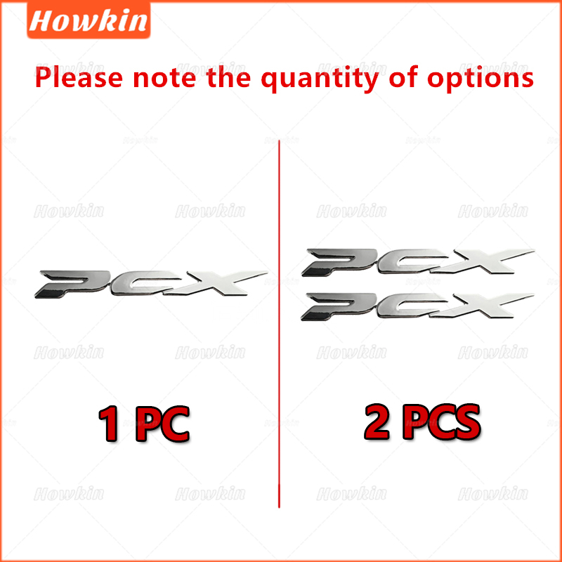 [Sale] Nhãn dán mềm huy hiệu biểu tượng 3D xe máy 1 / 2 thời trang cho Honda Pcx PCX150 125 PCX125