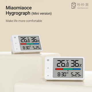 MiaoMiaoCe Nhiệt Kế Máy Đo Độ Ẩm Đồng Hồ Đa Năng Cho Gia Đình Cảm Biến Độ Ẩm Nhiệt Độ Mini