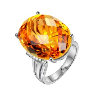 ♥Nhẫn Mạ Vàng 18k Đính Đá Sang Trọng 28.5ct