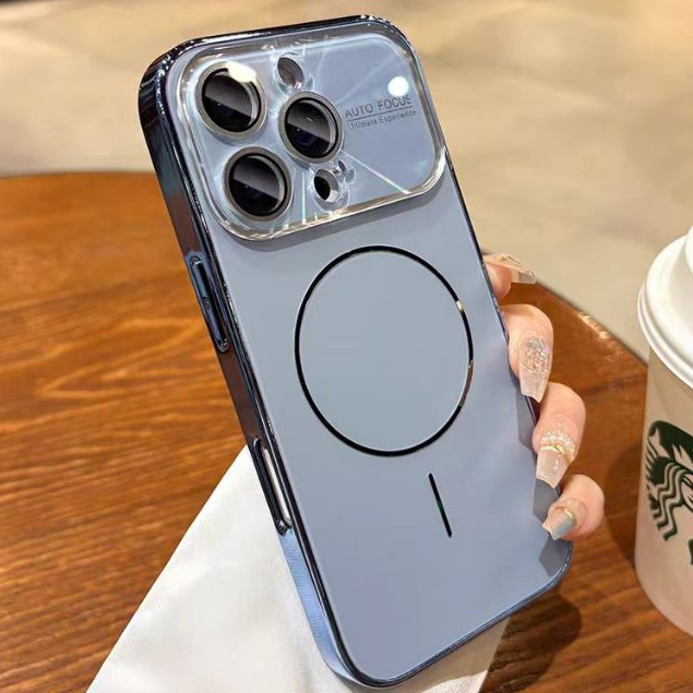 Cửa sổ lớn có vỏ cứng ống kính tương thích với iPhone 12 pro max 13 pro max 14 pro max 15 pro max 16 pro max 17 pro max 17 air case