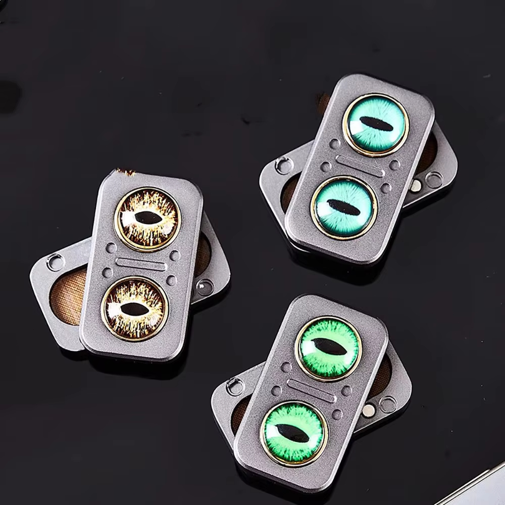 Tinh Tế Cú EDC Fidget Đồ Chơi Hợp Kim Kẽm Fidget Spinner Cá Tính Fidget Thanh Trượt Giảm Căng Thẳng & Thư Giãn Đồ Chơi Cho Văn Phòng