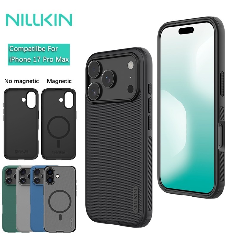 Nillkin Cho iPhone 17 Pro Max Air Frosted Shield Pro Nam Châm Từ Tính Mờ Nhựa Cứng Ốp lưng Vỏ Bảo Vệ
