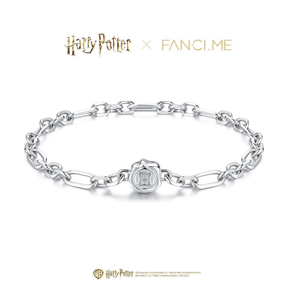FANCIME x Harry Potter Magic Charm Sterling Vòng tay bạc Vòng tay từ tính Mặt dây chuyền DIY Jewerly (Không bao gồm mặt dây chuyền)
