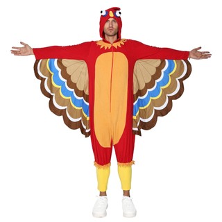 Người lớn Thanksgiving gà tây pajama trang phục Trang phục cosplay unisex hình động vật ngộ nghĩnh cho người lớn, phù hợp lễ hội và Halloween