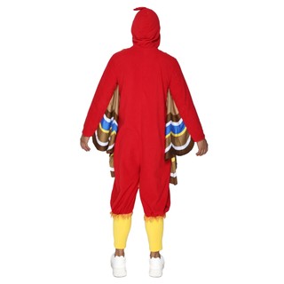 Người lớn Thanksgiving gà tây pajama trang phục Trang phục cosplay unisex hình động vật ngộ nghĩnh cho người lớn, phù hợp lễ hội và Halloween