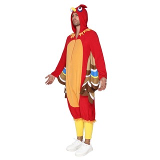 Người lớn Thanksgiving gà tây pajama trang phục Trang phục cosplay unisex hình động vật ngộ nghĩnh cho người lớn, phù hợp lễ hội và Halloween