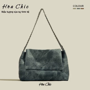 Túi Dung Tích Lớn Nữ 2025 Phong Cách Mới Thu Đông Retro Tất Cả Trận Đấu Túi Đeo Vai Cảm Thấy Tính Khí Dây Xích Đi Lại Túi