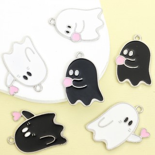 Trọn Bộ Phụ Kiện Halloween Với Charm Tay Trái Tim Hợp Kim, Vòng Cổ Vòng Tay Bông Tai Móc Khóa - DIY Phù Hợp Làm quà cặp đôi dễ thương