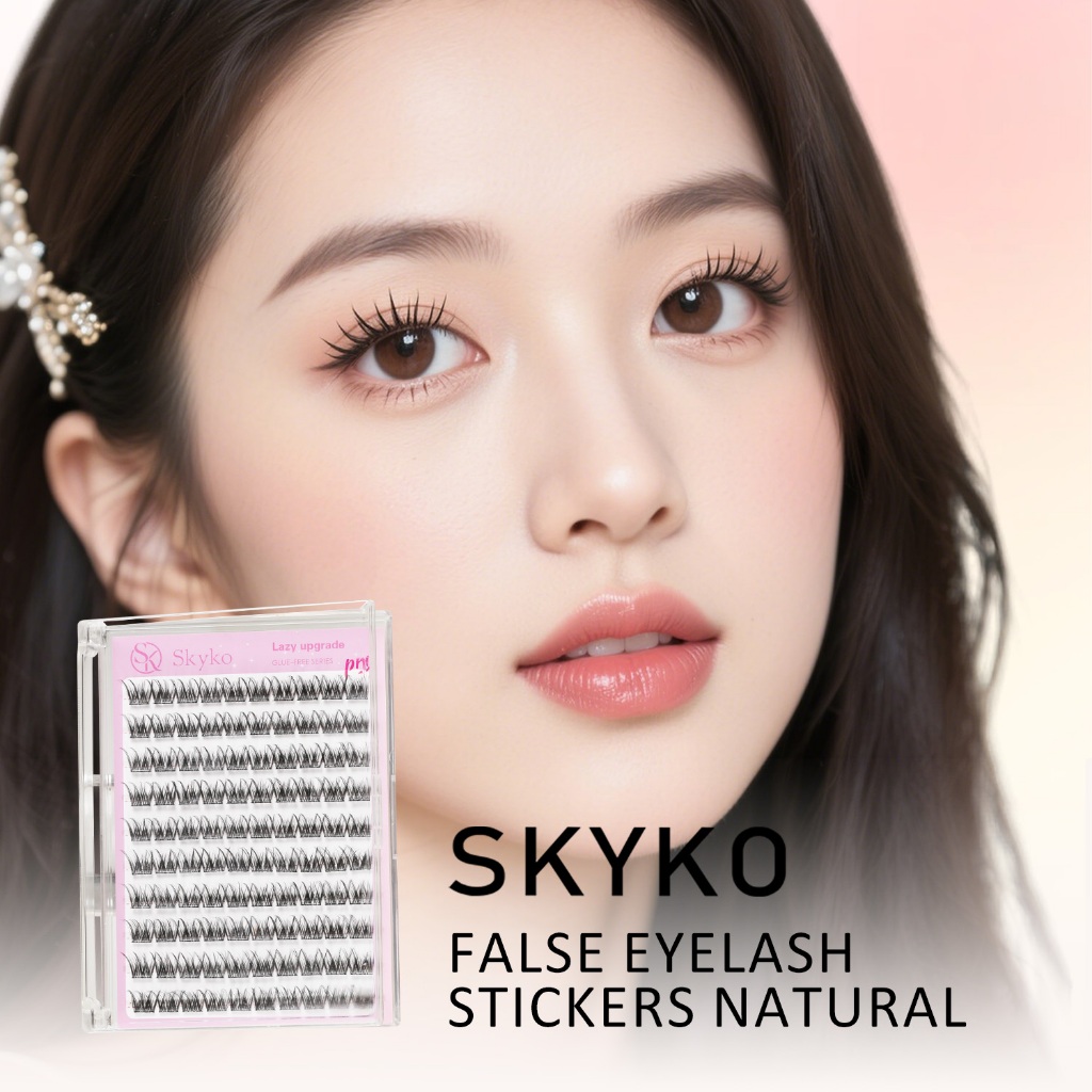 Miếng dán lông mi giả không keo SKYKO 120 chiếc Lông mi có thể tái sử dụng