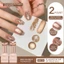 Bộ 2 Chai Sơn Móng Tay Keo Nhấp Nháy Móng Tay Sequin Thích Hợp Cho diy Need Lighting Cat Eye Gel