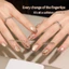 Bộ 2 Chai Sơn Móng Tay Keo Nhấp Nháy Móng Tay Sequin Thích Hợp Cho diy Need Lighting Cat Eye Gel