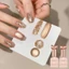 Bộ 2 Chai Sơn Móng Tay Keo Nhấp Nháy Móng Tay Sequin Thích Hợp Cho diy Need Lighting Cat Eye Gel