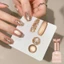 Bộ 2 Chai Sơn Móng Tay Keo Nhấp Nháy Móng Tay Sequin Thích Hợp Cho diy Need Lighting Cat Eye Gel