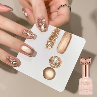 [ANNIES] Bộ 2 Chai Sơn Móng Tay Keo Nhấp Nháy Móng Tay Sequin Thích Hợp Cho diy Need Lighting Cat Eye Gel