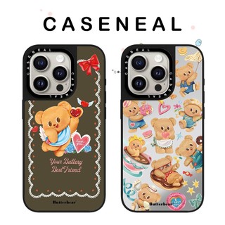 Ốp Điện Thoại Gương Gấu Bơ Chất Lượng Cao Thích Hợp Cho iPhone 17ProMax 17pro 17 air 16promax 16 15promax 15 14promax 13 13promax Ốp Lưng Cứng Chống Rơi Thời Trang