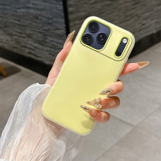 Ốp Lưng Màu Vàng Kẹo Cho iPhone 17 16 15 14 13 12 11 16e Air Pro Max X XS XR XSMAX 7 8 + Plus SE 2020 2022 GDKK