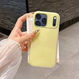 Ốp Lưng Màu Vàng Kẹo Cho iPhone 17 16 15 14 13 12 11 16e Air Pro Max X XS XR XSMAX 7 8 + Plus SE 2020 2022 GDKK