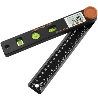 Công cụ cấp kỹ thuật số 4 trong 1 có độ chính xác cao, Máy đo góc đa chức năng & Máy đo góc 0,5° Độ chính xác, 0-360° Phạm vi