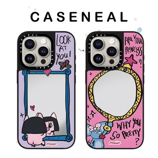 Ốp điện thoại gương ma thuật hình chuột CASENEAL Thích hợp cho iPhone 17ProMax 17pro 17 air 16promax 16 15promax 15 14promax 13 13promax Ốp lưng cứng chống rơi thời trang