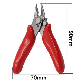 Kìm chéo 3,5 Inch Dụng cụ cắt dây Cắt tỉa Kéo cắt dây thép không gỉ Dụng cụ cầm tay