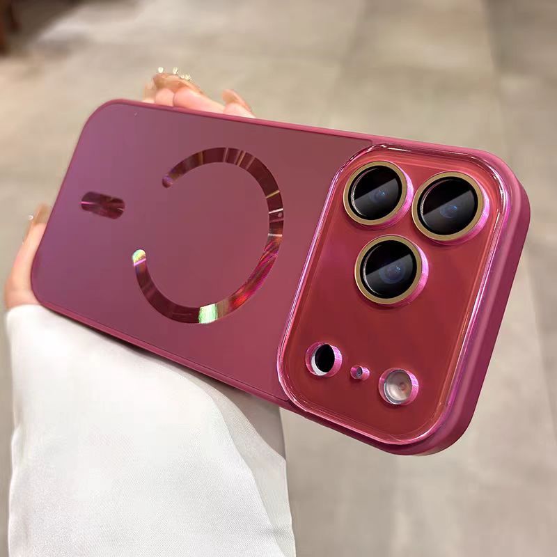 Cửa sổ lớn bằng Laser có màng ống kính cứng tương thích với iPhone 13 pro max 14 pro max 15 pro max 16 pro max 17 pro max 17 air case