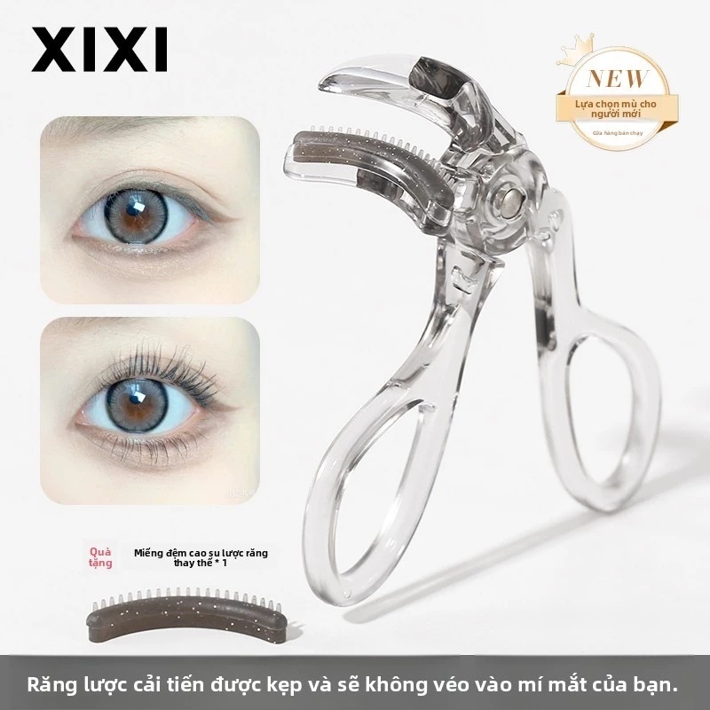Máy uốn mi Xixi một lần, góc rộng một phần, thân thiện với người mới bắt đầu, uốn cong tự nhiên, không kéo