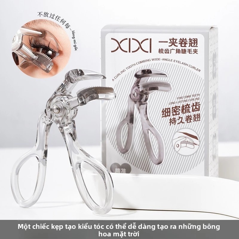 Máy uốn mi Xixi một lần, góc rộng một phần, thân thiện với người mới bắt đầu, uốn cong tự nhiên, không kéo