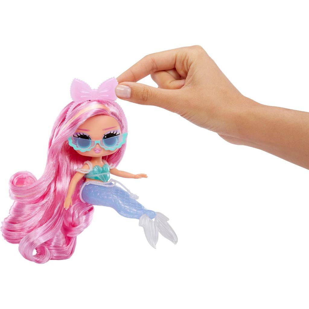LOL SURPRISE LOL Bất ngờ LOL Bất ngờ L.O.L. Bất ngờ! Búp bê thời trang Tweens Nàng tiên cá Lola Waves có đuôi đổi màu, vây di chuyển và phụ kiện đẹp