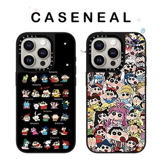 CASENEAL Phim hoạt hình toàn màn hình Vỏ điện thoại gương chất lượng cao Thích hợp cho iPhone 17ProMax 17pro 17 air 16promax 16 15promax 15 14promax 13 13promax Ốp lưng cứng chống rơi thời trang