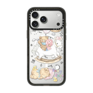 Không Dây Từ Tính Cho iPhone 17 16 15 Pro Max Gấu Thỏ Dễ Thương Miếng Dán Ốp lưng iPhone 13 14 Pro Max Plus Acrylic Cứng PC Ốp Lưng