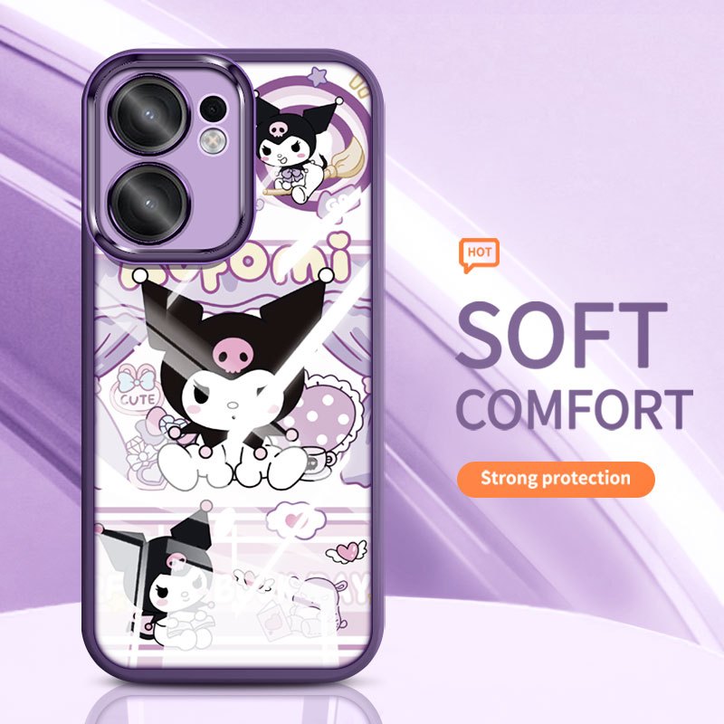 YBD Trong Suốt Ốp Lưng Điện Thoại OPPO A6X A6 Pro A6S Reno 14 Pro Reno 15F 14F Reno 13 Pro 13F Hoạt Hình Dễ Thương Chó Pacha Mới Chống Rơi Vỏ Mềm Silicon