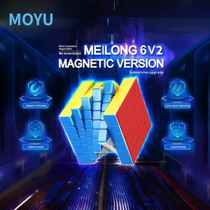 MOYU 6x6 V2 Rubi Moyu MEILONG 6x6 Đồ chơi giảm căng thẳng Rubing chuyên nghiệp 6x6x6 Đồ chơi xếp hình