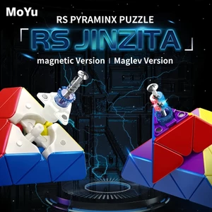 MOYU RS Pyraminx Từ Magic Speed Cube Moyu RS Maglev Đồ Chơi Chuyên Nghiệp RS M Kim Tự Tháp Khối Xếp Hình Ma Thuật Tốc Độ Tam Giác Xếp Hình Kim Tự Tháp Khối Lập Phương