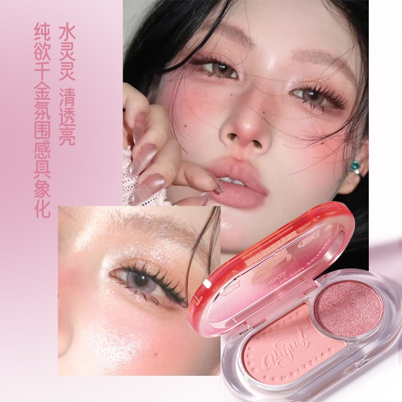 JONBOS Blush Eye Shadow: má hồng 2in1 Blush và Eye Shadow Nature Eye Shadow