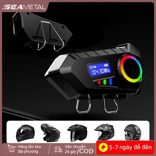 Mũ bảo hiểm xe máy SEAMETAL Bluetooth 5.4 Tai nghe Moto không dây Chống nước rảnh tay Gọi giảm tiếng ồn Tai nghe giảm tiếng ồn
