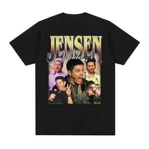 Áo thun cotton nam họa tiết cổ điển - Hình ảnh Dean Winchester