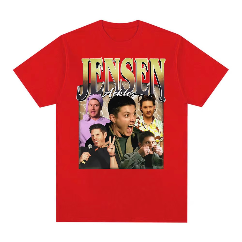 Áo thun cotton nam họa tiết cổ điển - Hình ảnh Dean Winchester