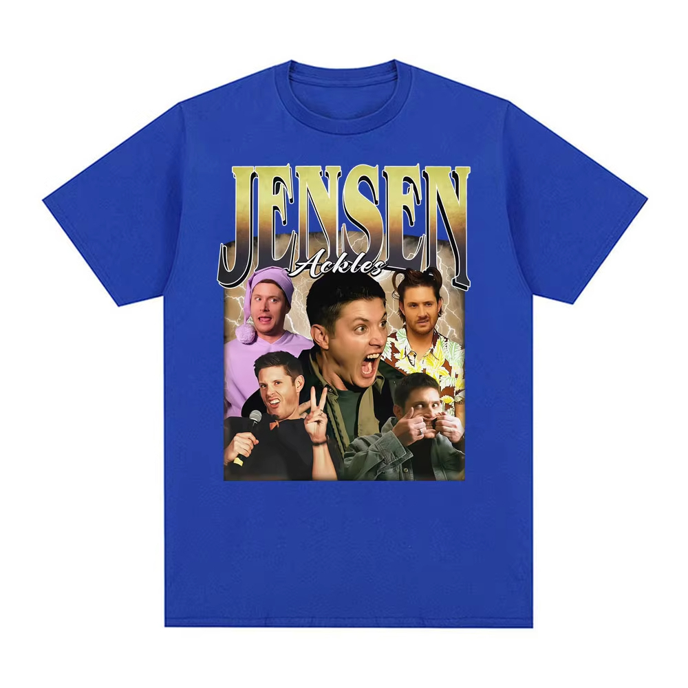Áo thun cotton nam họa tiết cổ điển - Hình ảnh Dean Winchester
