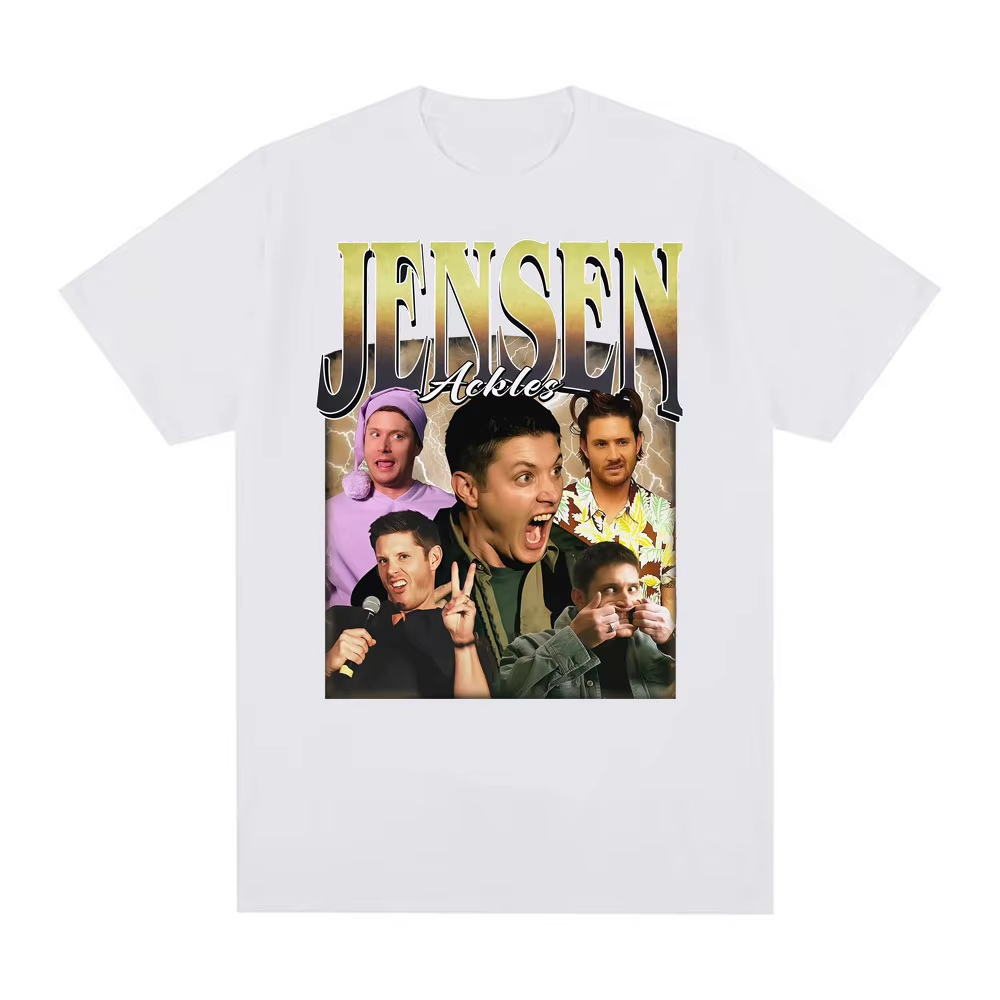 Áo thun cotton nam họa tiết cổ điển - Hình ảnh Dean Winchester