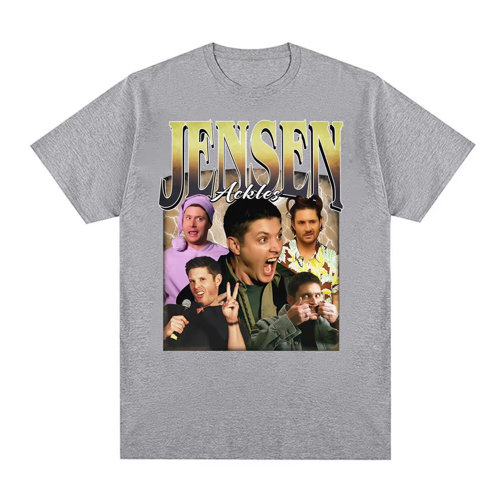 Áo thun cotton nam họa tiết cổ điển - Hình ảnh Dean Winchester